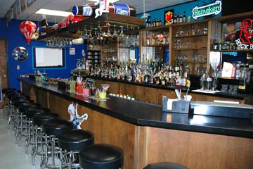 Main Classroom of the Professional Bartending Institute of Greensboro, North Carolina.