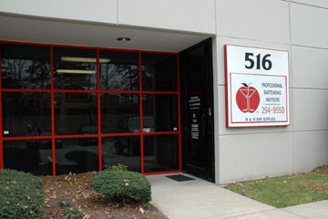 Exterior of the Professional Bartending Institute of Greensboro, North Carolina.