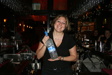 Graduate of our Nashville Bartending School taken on-the-job in Nashville!