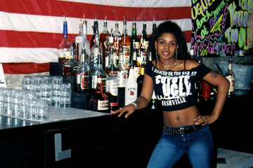 Graduate of our Nashville Bartending School taken on-the-job in Nashville!