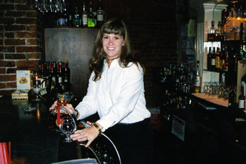 Graduate of our Nashville Bartending School taken on-the-job in Nashville!