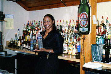 Graduate of our Nashville Bartending School taken on-the-job in Nashville!