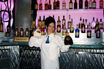 Graduate of our Nashville Bartending School taken on-the-job in Nashville!