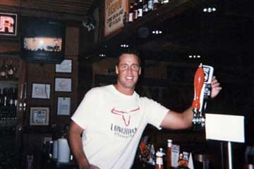 Graduate of our Nashville Bartending School taken on-the-job in Nashville!