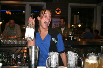 Graduate of our Nashville Bartending School taken on-the-job in Nashville!