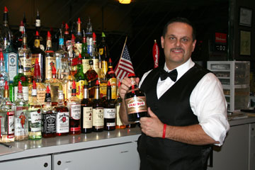 Graduate of our Nashville Bartending School taken on-the-job in Nashville!