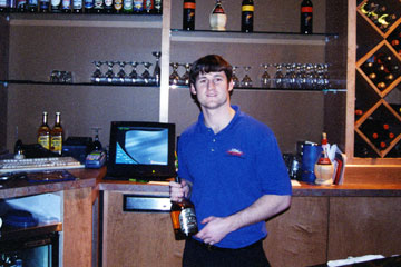 Graduate of our Nashville Bartending School taken on-the-job in Nashville!