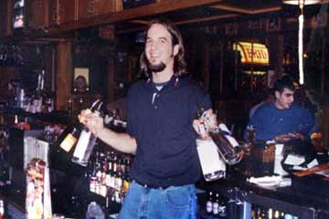 Graduate of our Nashville Bartending School taken on-the-job in Nashville!