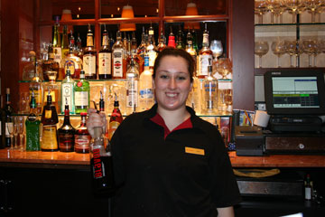 Graduate of our Nashville Bartending School taken on-the-job in Nashville!