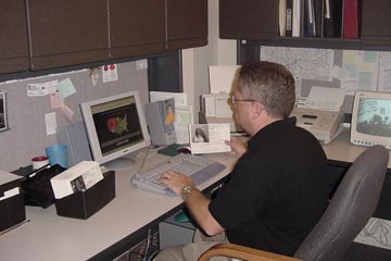 Nashville Director, David Edwards posting jobs on the Online Placement Website.