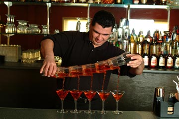 Learn behind an actual bar from our qualified instructors at the Florida Bartending School in Largo, Florida!