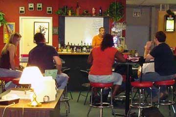 Actual classroom photos taken at the American Bartending School of Tampa, Florida.