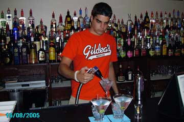 Learn bartending behind an actual bar at the Capitol Bartending School!