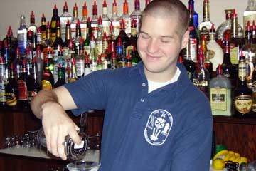 Learn bartending behind an actual bar at the Capitol Bartending School!